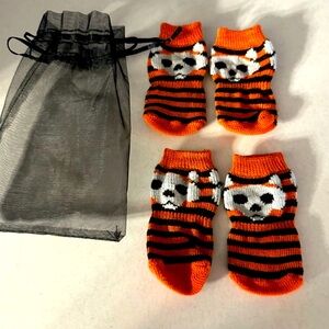 Halloween dog socks for small dog NWOT